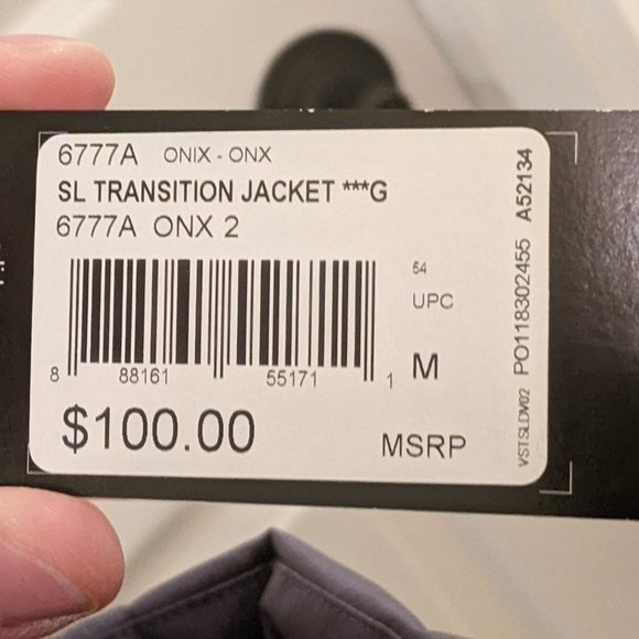 Adidas Sl transition jacket men's size medium gray puffer zips up onix coat - Picture 2 of 14